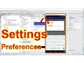 AS Create Settings and Preferences Android Studio