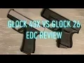 GLOCK 43 X vs GLOCK 26 Comparison