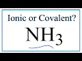 Is NH3 Ammonia Ionic or