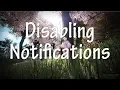 BDO Disabling Notifications