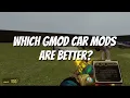 Gmod Glide Vehicles vs Simfphys Scars TDM cars