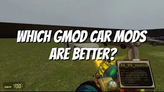 Gmod Glide Vehicles vs Simfphys Scars TDM cars