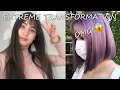 INSANE HAIR TRANSFORMATION Dyeing my Dark Hair Ash Purple Cutting it Short