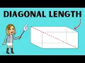 Diagonal Length in Rectangular Prism
