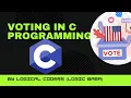 How to make voting eligibility program in c programming