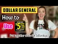 How to Coupon at Dollar General for BEGINNERS Using the Saturday 5 25 Digital Coupon