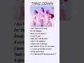 'TakeDown' - Ft. Jeongyeon, Jihyo, Chaeyoung lyrics© @TWICE