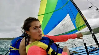 Capsizing at SEA on a Hobie Cat