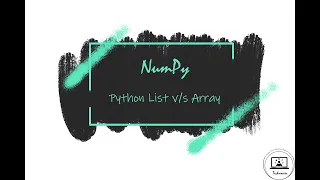 Python List Vs NumPy array Why you should prefer NumPy array instead of List Technosier 2020