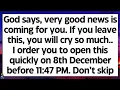 Lagu 🧾God says, very good news is coming for you. If you leave this, you will cry so much. Don't skip God