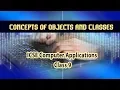 Computer Applications - Understand Concepts of Objects and Classes