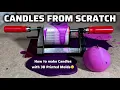 How to make 3D Printed candle molds