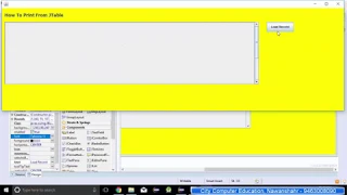 How to Print JTable Data Advance Java Eclipse