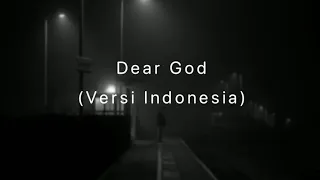 dear god versi indonesia avenged sevenfold acoustik cover by regita echa lirik 