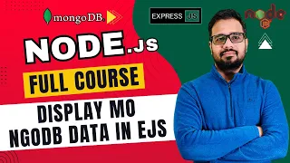 NodeJS Tutorial in Hindi - Display MongoDB Data in EJS using Express js