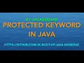 Protected keyword in Java with an example