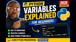 Python Variables Explained for Beginners 2026 Learn Python Programming