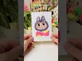 How to Draw Labubu with Glitter Art Technique