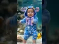 Download Lagu Baby dance video gets Baby Shark remix🦈watch baby go wild