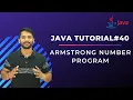 Armstrong Number in Java - In Hindi