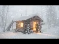 Download Lagu Surviving a Massive Snowstorm in a Remote Log Cabin | Winter Camping Alone