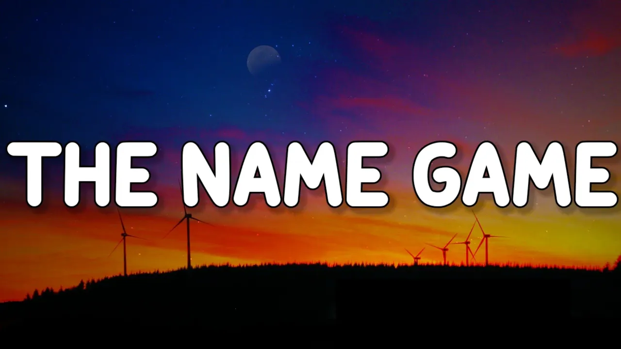 Jassice Lange - The Name Game (Lyrics) | "the name game judy judy baboody banana fanna"