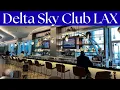 Delta Sky Club LAX Overview of Lounge at Los Angeles Airport