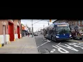 Williamsburg-bound XDE40 9508 B60 bus at Rockaway Road