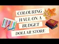 Budget Colouring haul from dollar store Dollarama with Anne Stokes book flip through