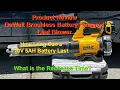 Leaf Blower 2 Year Review of DeWalt Battery Powered Brushless 20 Volt 5 AH Battery Tested