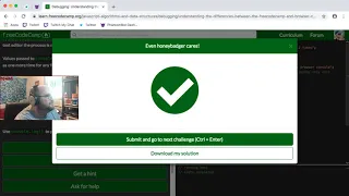 Debugging Basic Data Structures on freeCodeCamp org
