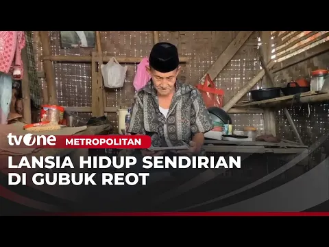 Kisah Lansia Hidup Sebatang Kara Tinggal di Gubuk Nyaris Ambruk