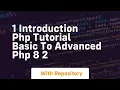 1 introduction php tutorial basic to advanced php 8 2