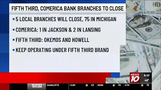Fifth Third Comerica merger leads to local branch closures