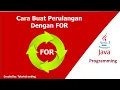 Cara buat Perulangan dengan For java netbeans terbaru