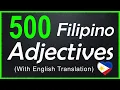 500 FILIPINO ADJECTIVES Learn Tagalog Adjectives with English Meanings Filipino Adjectives List