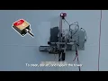 Application HWT605 detects the working posture of a wall-climbing robot