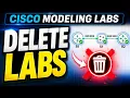 How to Delete Labs in Cisco CML
