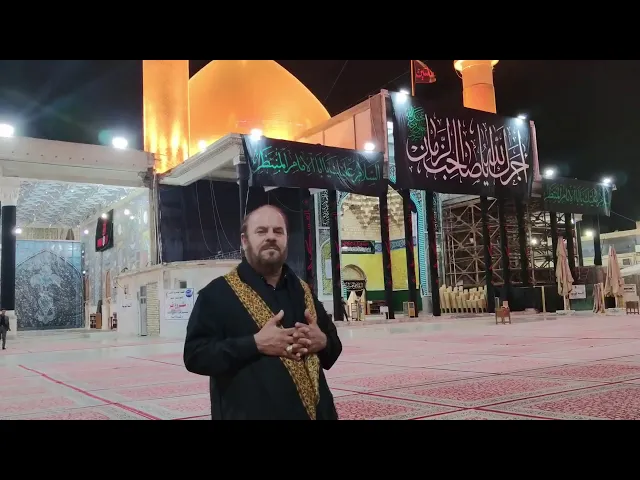 ⁣زيارة الملا جليل الكربلائي إلى مرقد الإمامين العسكريين عليهم السلام 1442هـ