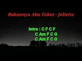 Lagu Kunci Gitar dan Lirik (Chord Mudah) Bukannya Aku Takut - Juliette