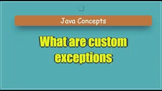 Java Exceptional Customization Creating and Using Custom Exceptions