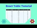 React Table Tutorial for Beginners - React-Table