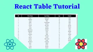 React Table Tutorial for Beginners - React-Table