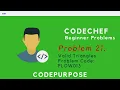 Problem 21 Valid Triangles FLOW013 CodeChef Beginner C