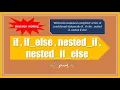 c in Pashto Conditional Decision Making statements if if - else nested