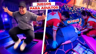 PARQUE de DIVERSIONES para ADULTO en EL SALVADOR *sufrimos una caída* 🤣