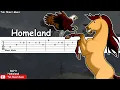 Spirit Stallion of the Cimarron - Main Theme Homeland Guitar Tutorial