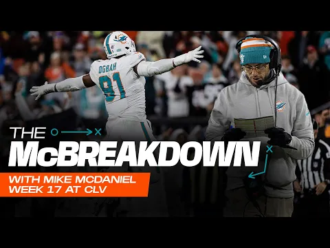 Mike McDaniel breaks down two DEFENSIVE plays from win over Browns l McBreakdown l Miami Dolphins