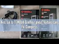 Avis sur la TEMOLA Gonfleur pneus Voiture sans Fil, Compresseur à Air Portatif 150PSI, Mini compress