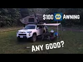 Napa awning 100 8ftx8ft Maxi Trac overlanding vehicle awning walk around review Is it any good